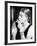 Closeup of Woman Lighting Cigarette-null-Framed Photo