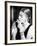 Closeup of Woman Lighting Cigarette-null-Framed Photo