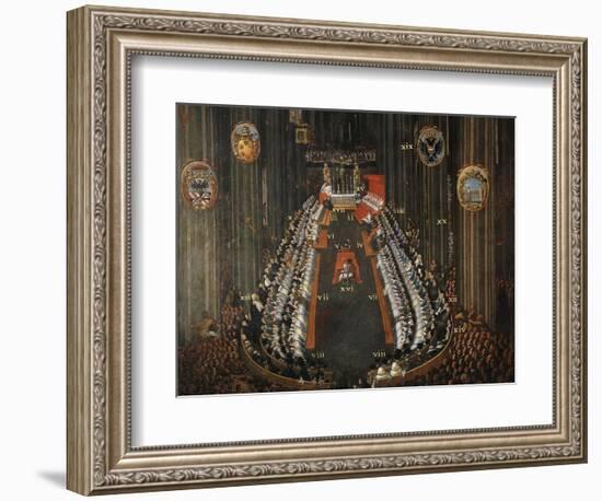 Closing Session of Council of Trent in 1563-Nicolo Dorigati-Framed Giclee Print