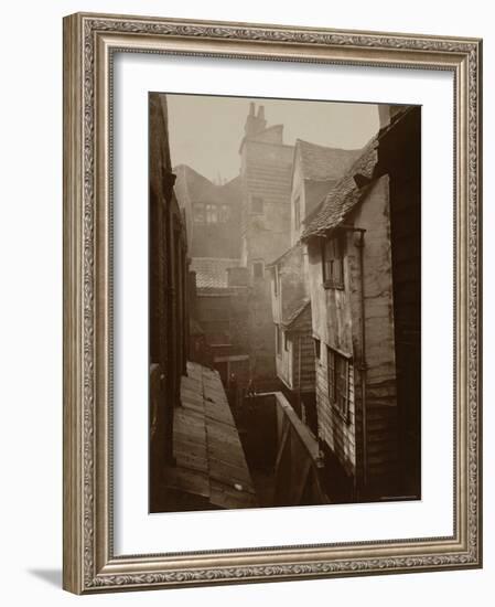 Cloth Fair, Smithfield c.1875-Peter Henry Emerson-Framed Photographic Print
