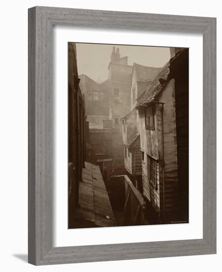 Cloth Fair, Smithfield c.1875-Peter Henry Emerson-Framed Photographic Print