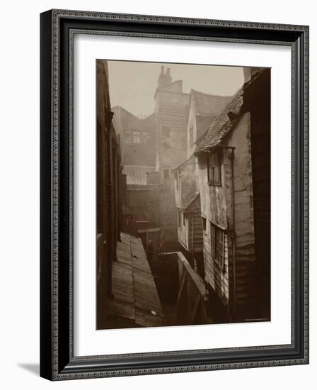 Cloth Fair, Smithfield c.1875-Peter Henry Emerson-Framed Photographic Print