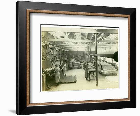 Cloth Finishing Room, Long Meadow Mill, 1923-English Photographer-Framed Photographic Print