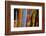 Cloth stall, African curio market, Greenmarket Square (1696), Cape Town, South Africa.-David Wall-Framed Photographic Print