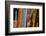 Cloth stall, African curio market, Greenmarket Square (1696), Cape Town, South Africa.-David Wall-Framed Photographic Print