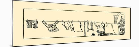 Clothes-Line Tales-George Reiter Brill-Mounted Art Print