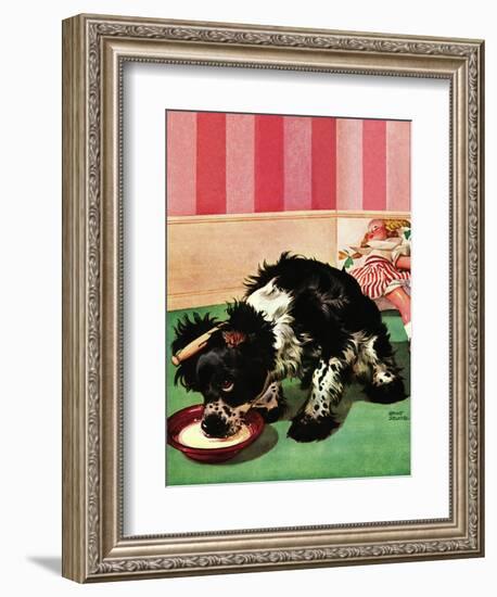 "Clothespinned Butch," February 10, 1945-Albert Staehle-Framed Giclee Print