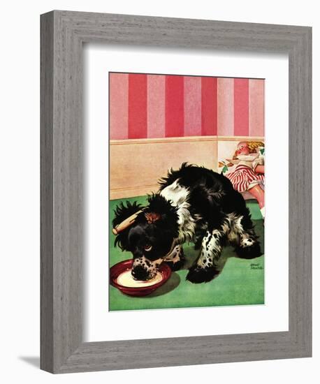 "Clothespinned Butch," February 10, 1945-Albert Staehle-Framed Giclee Print