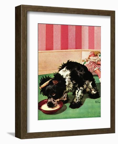 "Clothespinned Butch," February 10, 1945-Albert Staehle-Framed Giclee Print