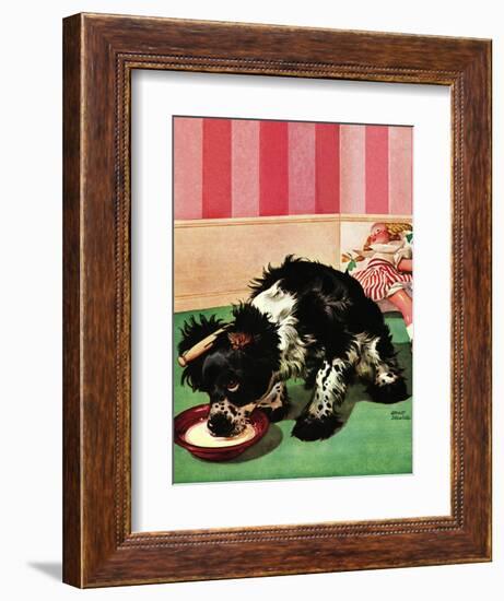 "Clothespinned Butch," February 10, 1945-Albert Staehle-Framed Giclee Print