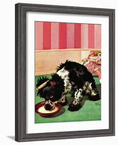 "Clothespinned Butch," February 10, 1945-Albert Staehle-Framed Giclee Print