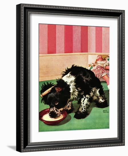 "Clothespinned Butch," February 10, 1945-Albert Staehle-Framed Giclee Print