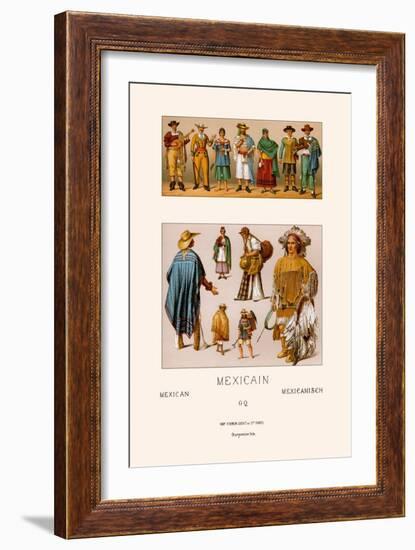 Clothing of Mexico-Racinet-Framed Art Print