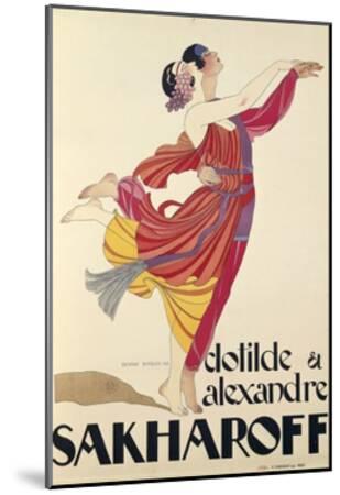 Clotilde And Alexandre Sakharoff By George Barbier Posters 1921 Giclee Print Art Com