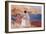 Clotilde and Elena on the Rocks, Javea-Joaquín Sorolla y Bastida-Framed Giclee Print