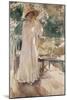 Clotilde in Her Garden, 1910-Joaquín Sorolla y Bastida-Mounted Giclee Print