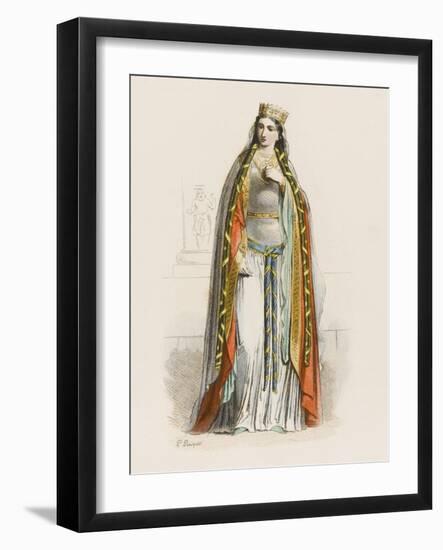 Clotilde Queen and Saint-null-Framed Art Print