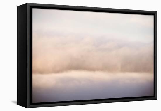 Cloud abstract-Savanah Plank-Framed Premier Image Canvas