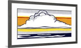 Cloud and Sea, 1964-Roy Lichtenstein-Framed Serigraph