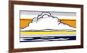 Cloud and Sea, 1964-Roy Lichtenstein-Framed Serigraph