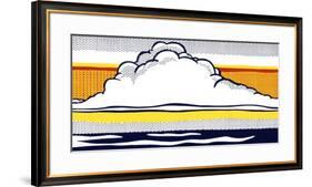 Cloud and Sea, 1964-Roy Lichtenstein-Framed Serigraph