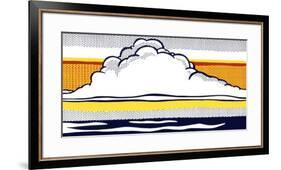 Cloud and Sea, 1964-Roy Lichtenstein-Framed Serigraph