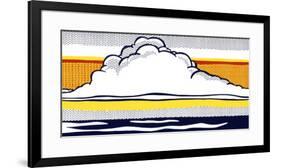 Cloud and Sea, 1964-Roy Lichtenstein-Framed Serigraph