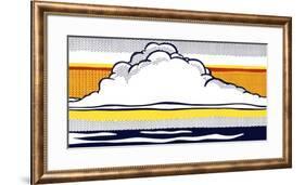 Cloud and Sea, 1964-Roy Lichtenstein-Framed Serigraph