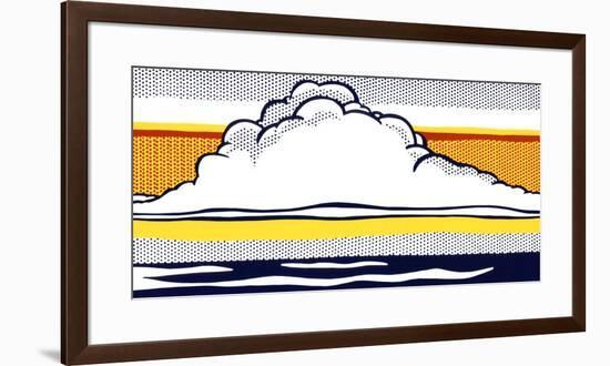 Cloud and Sea, 1964-Roy Lichtenstein-Framed Serigraph