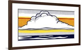 Cloud and Sea, 1964-Roy Lichtenstein-Framed Serigraph