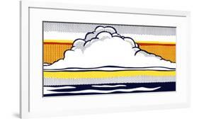 Cloud and Sea, 1964-Roy Lichtenstein-Framed Serigraph