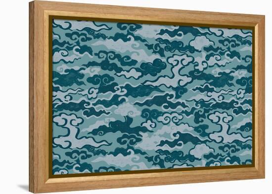 Cloud Camo-null-Framed Premier Image Canvas