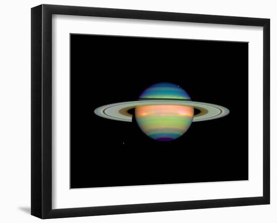 Cloud Cover on Saturn-null-Framed Photographic Print