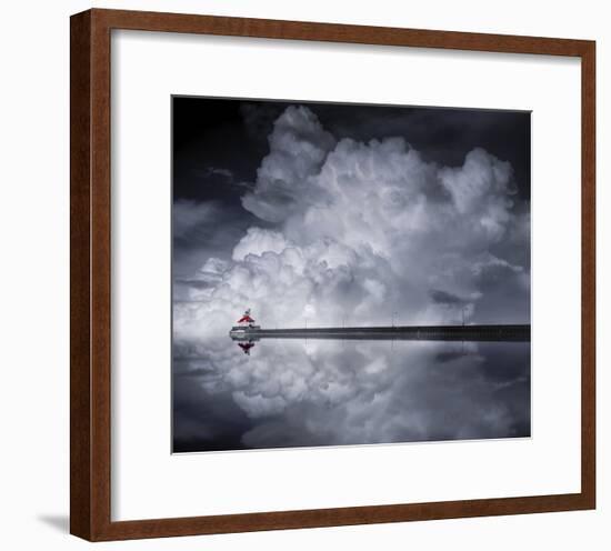 Cloud Desending-Like He-Framed Giclee Print