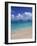 Cloud Filled Sky Over Blue Sea, Lanikai, Oahu, HI-Mitch Diamond-Framed Photographic Print