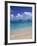 Cloud Filled Sky Over Blue Sea, Lanikai, Oahu, HI-Mitch Diamond-Framed Photographic Print