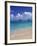 Cloud Filled Sky Over Blue Sea, Lanikai, Oahu, HI-Mitch Diamond-Framed Photographic Print