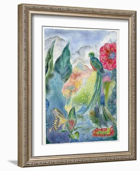 Cloud Forest with Swallowtail Butterfly, 2010-Louise Belanger-Framed Giclee Print