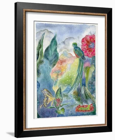 Cloud Forest with Swallowtail Butterfly, 2010-Louise Belanger-Framed Giclee Print