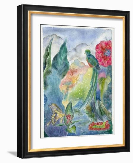 Cloud Forest with Swallowtail Butterfly, 2010-Louise Belanger-Framed Giclee Print