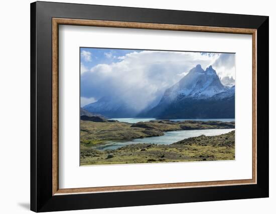 Cloud Formations over Lago Nordenskjold, Torres Del Paine National Park, Chilean Patagonia, Chile-G & M Therin-Weise-Framed Photographic Print