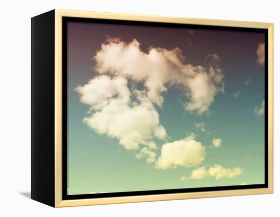 Cloud Formations-Savanah Plank-Framed Stretched Canvas