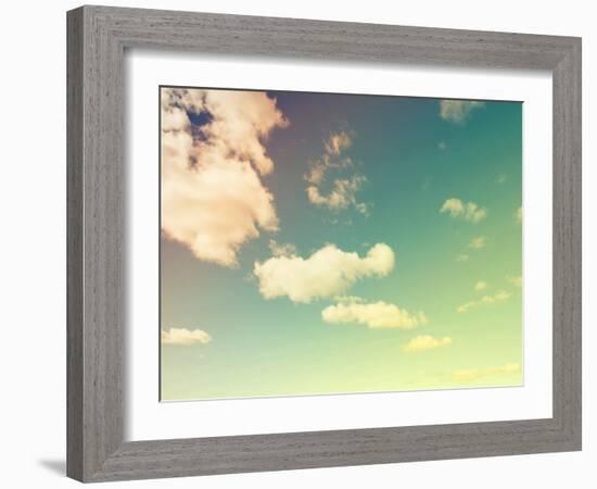 Cloud Formations-Savanah Plank-Framed Photo