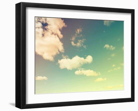 Cloud Formations-Savanah Plank-Framed Photo