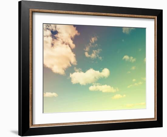 Cloud Formations-Savanah Plank-Framed Photo