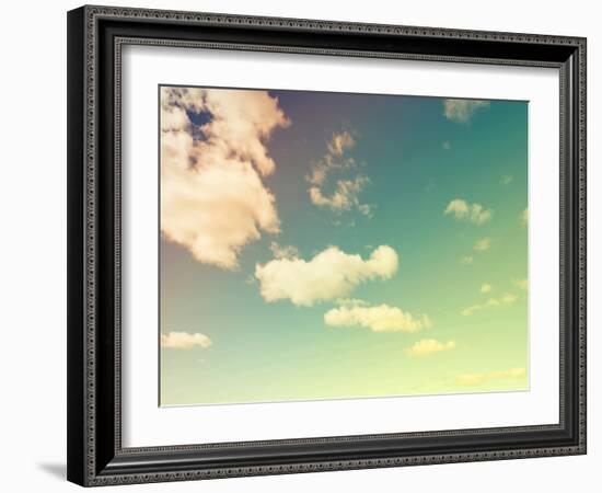 Cloud Formations-Savanah Plank-Framed Photo