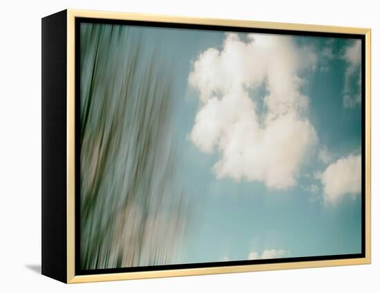 Cloud Formations-Savanah Plank-Framed Stretched Canvas