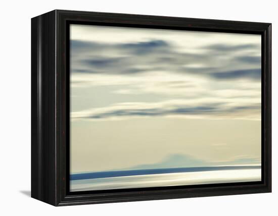 Cloud Formations-Savanah Plank-Framed Stretched Canvas