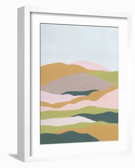 Cloud Layers II-Melissa Wang-Framed Art Print