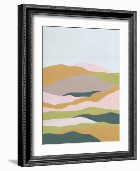 Cloud Layers II-Melissa Wang-Framed Art Print